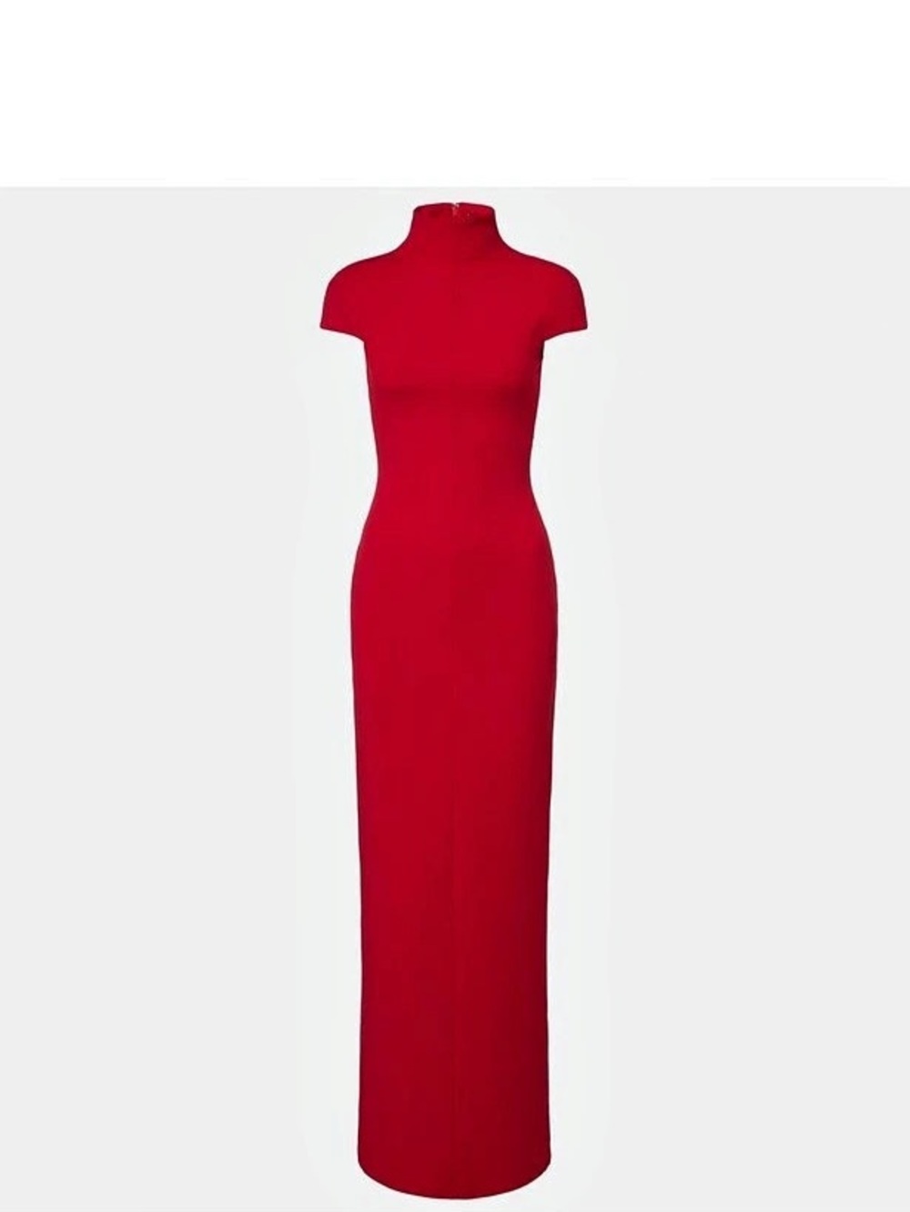 Solace London Lang Crêpe Maxi Dress Red